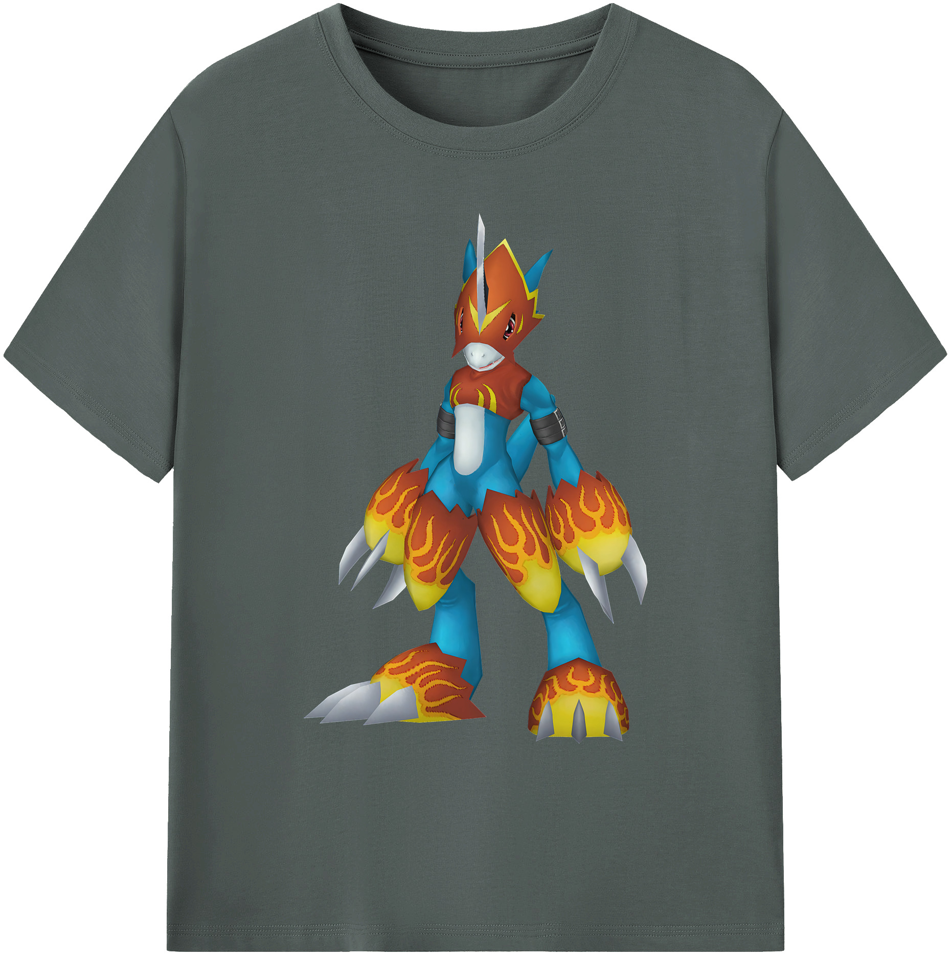 （画像用） Digimon デジタルモンスター/デジモン 綿100％ メンズ半袖Tシャツ｜肌触りやわらか＆通気性